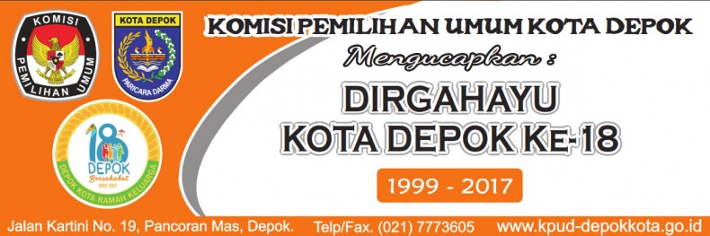 HUT KOTA DEPOK ke 18