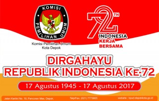 dirgahayu 72 kpu depok-kecil